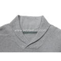 Men's Knitted Cotton Shawl Collar Sweater Pullover